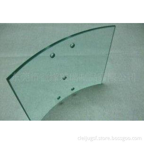 Low E Commercial Curved Tempered Glass For Skylight , Color